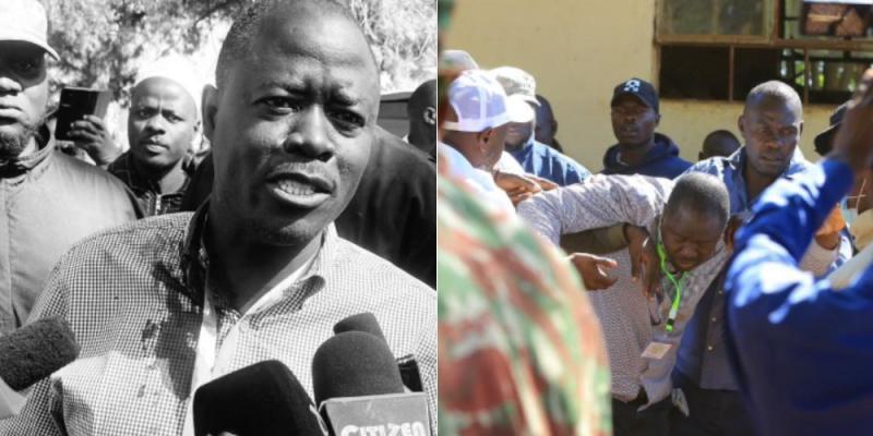 A collage of Homa Bay Town MP Peter Kaluma.